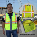 Deluxe Surveyor Safety Vest ANSI Class 2